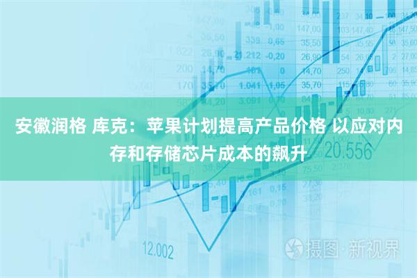 安徽润格 库克：苹果计划提高产品价格 以应对内存和存储芯片成本的飙升