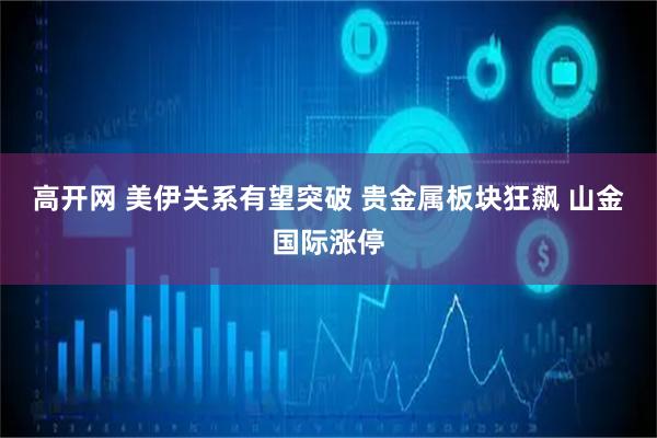 高开网 美伊关系有望突破 贵金属板块狂飙 山金国际涨停